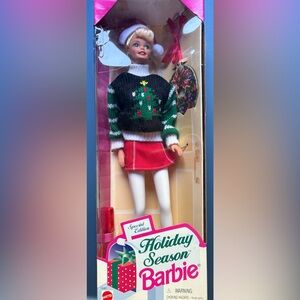 Holiday Season Barbie Doll with Festive Sweater